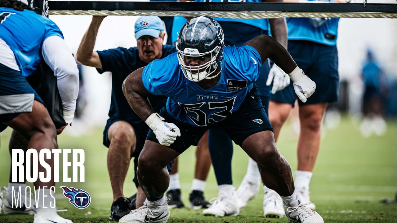 Titans Place Guard Saahdiq Charles on the Team's Reserve/Retired List